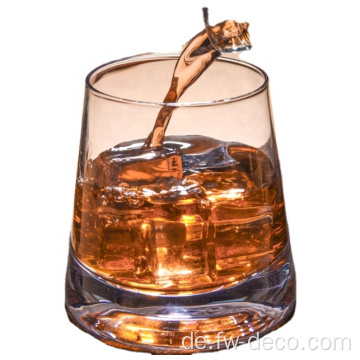 Wein Whisky Tumbler Kristall altmodische Whiskybrille